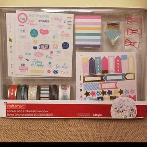 Craft Smart sticker and Embellishment
